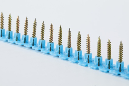 [F-CS025F] CASTLE COLLATED SCREW - 6Ga. (18) 25mm Needle Fine Bugle YZ 1000PCS