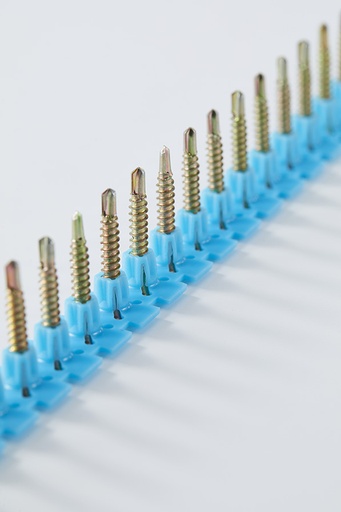 [F-CS025S] CASTLE COLLATED SCREW - 6Ga. (20) 25mm Self Drill Bugle YZ 1000PCS