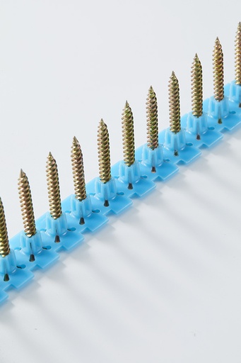 [F-CS032F] CASTLE COLLATED SCREW - 6Ga. (18) 32mm Needle Fine Bugle YZ 1000PCS