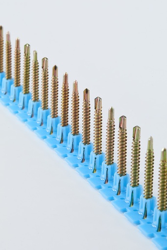 [F-CS032S] CASTLE COLLATED SCREW - 6Ga. (20) 32mm Self Drill Bugle YZ 1000PCS