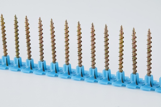 [F-CS041C] CASTLE COLLATED SCREW - 6Ga. (9) 41mm Needle Coarse Bugle YZ 1000PCS