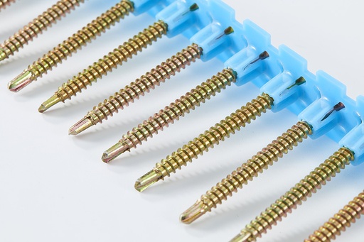 [F-CS041S] CASTLE COLLATED SCREW - 6Ga. (20) 41mm Self Drill Bugle YZ 1000PCS