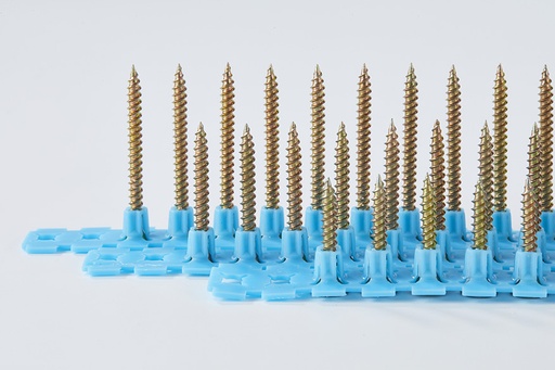 [F-CS0820F] CASTLE COLLATED SCREW - 8Ga. (18) 20mm Needle Fine CSK YZ 1000PCS With 132mm Drill Bit